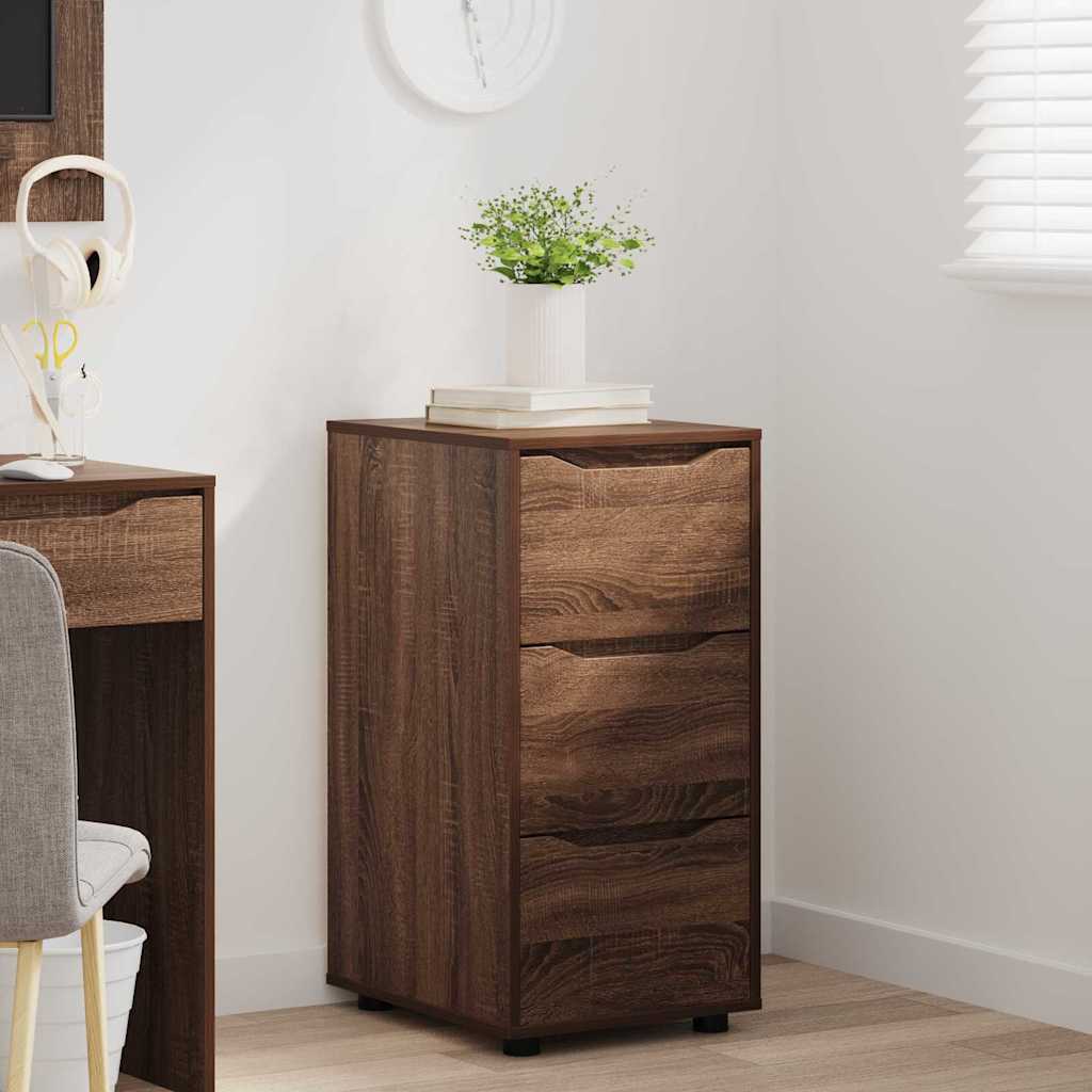 Opbergkast Bruin Eiken 40 x 48 x 81 cm Bewerkt hout