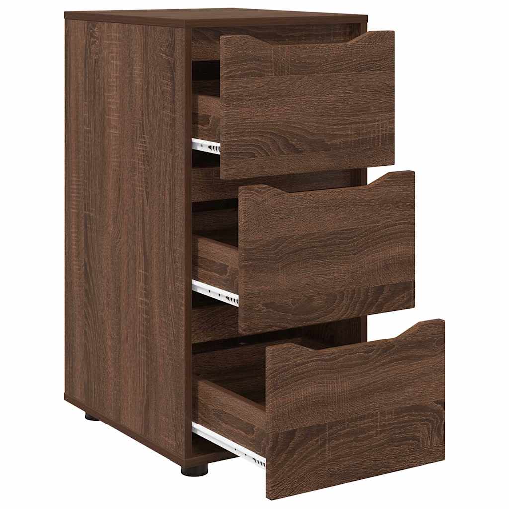 Opbergkast Bruin Eiken 40 x 48 x 81 cm Bewerkt hout