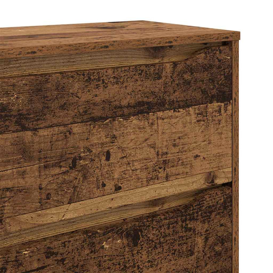 Opbergkast Oud Hout 40 x 48 x 81 cm Bewerkt hout