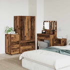 Opbergkast 40x48x81 cm oud hout bewerkt hout