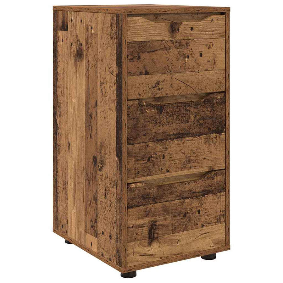 Opbergkast Oud Hout 40 x 48 x 81 cm Bewerkt hout