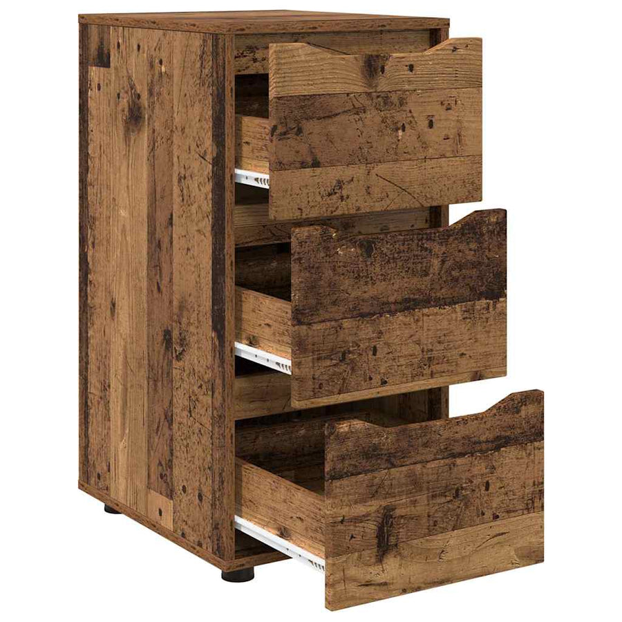 Opbergkast Oud Hout 40 x 48 x 81 cm Bewerkt hout