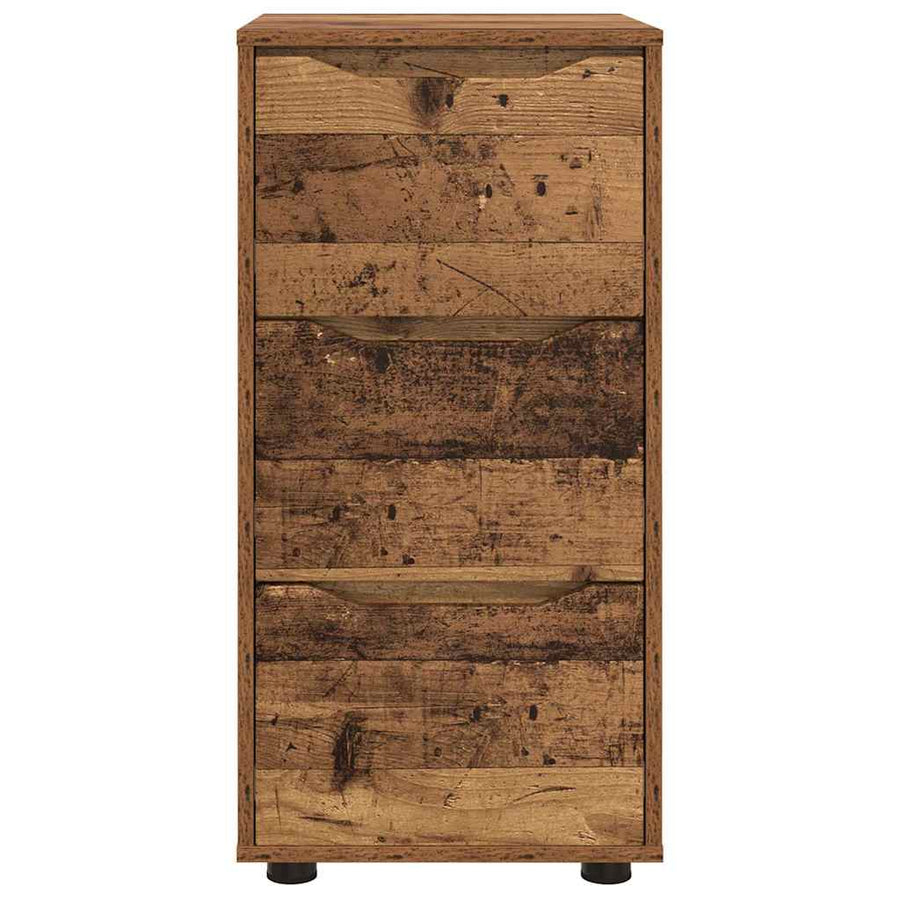 Opbergkast Oud Hout 40 x 48 x 81 cm Bewerkt hout