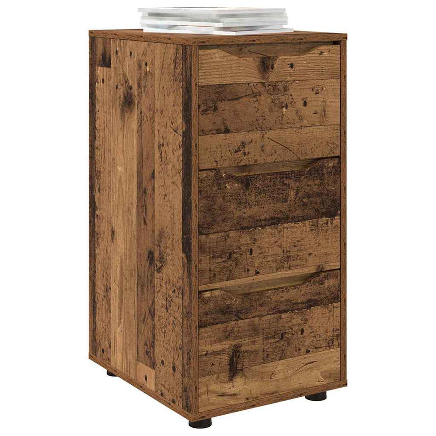 Opbergkast Oud Hout 40 x 48 x 81 cm Bewerkt hout
