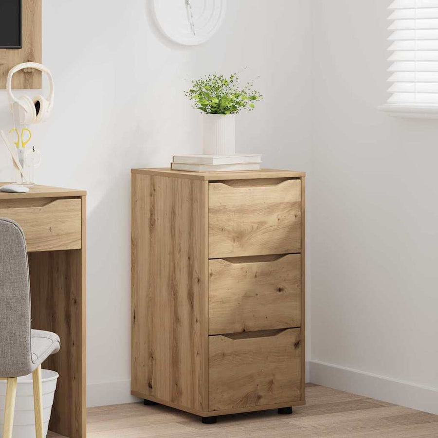 Opbergkast Artisan Eiken 40 x 48 x 81 cm Bewerkt hout