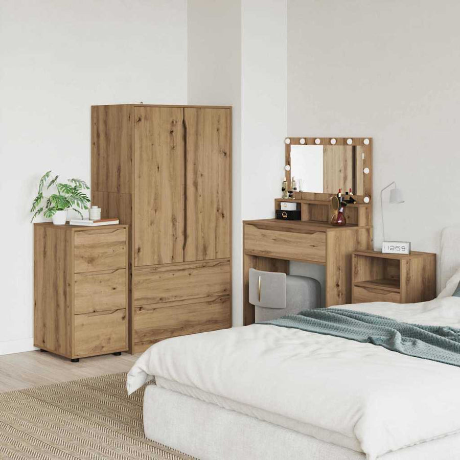 Opbergkast Artisan Eiken 40 x 48 x 81 cm Bewerkt hout