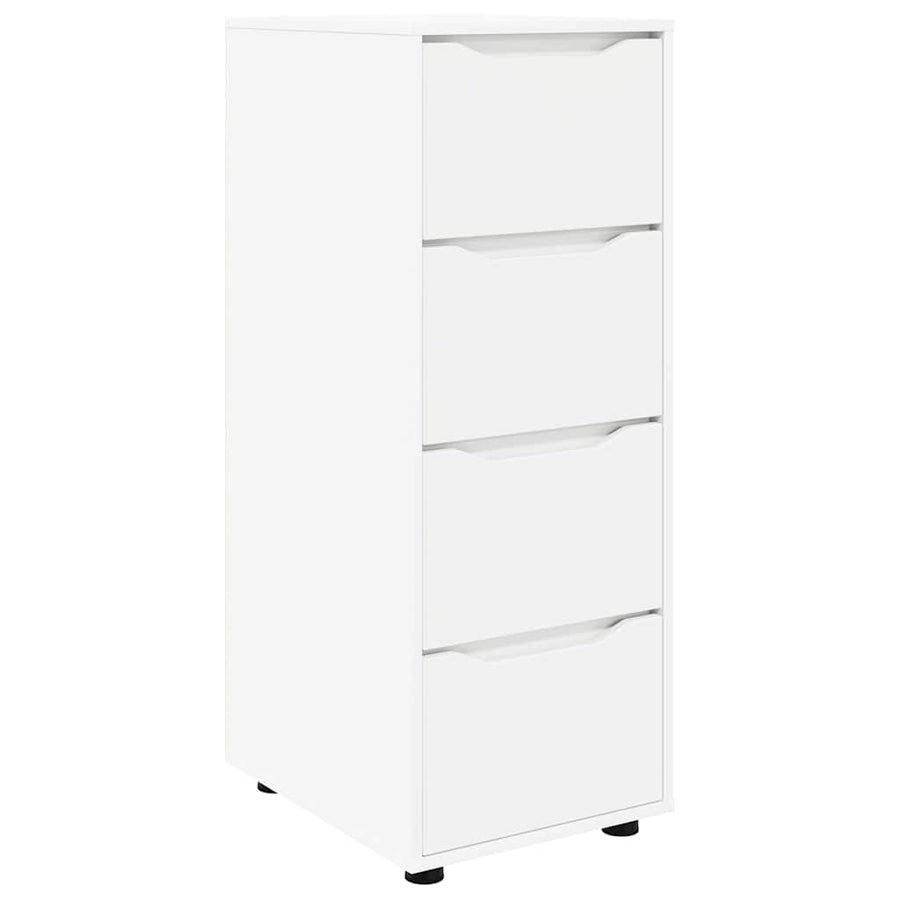 Opbergkast Wit 40 x 48 x 105 cm Bewerkt hout