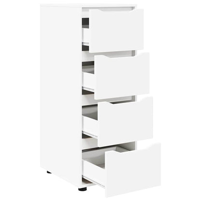 Opbergkast Wit 40 x 48 x 105 cm Bewerkt hout