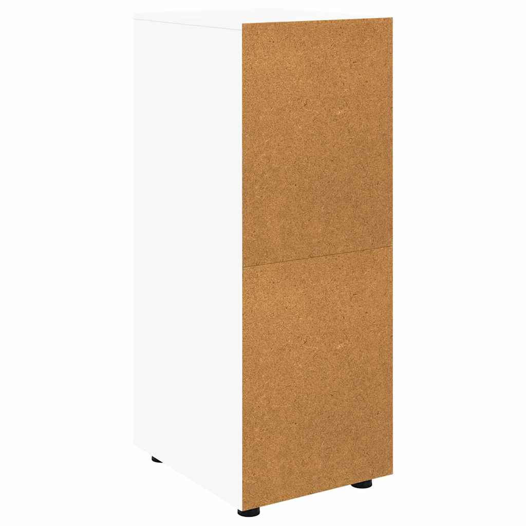 Opbergkast Wit 40 x 48 x 105 cm Bewerkt hout