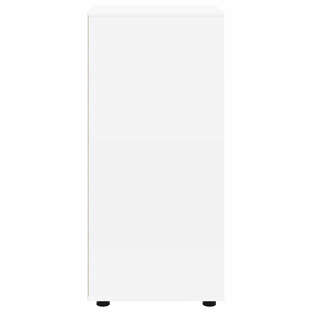 Opbergkast Wit 40 x 48 x 105 cm Bewerkt hout