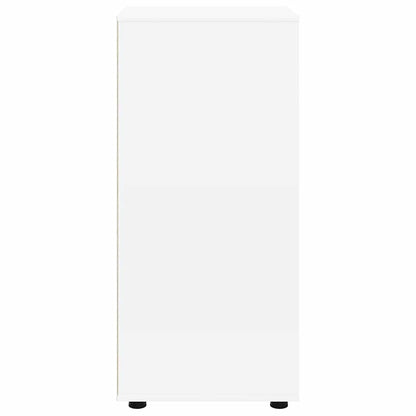 Opbergkast Wit 40 x 48 x 105 cm Bewerkt hout