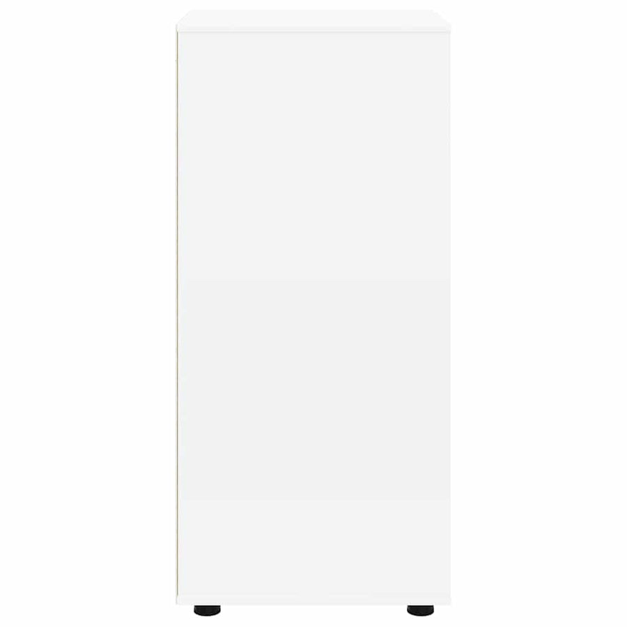 Opbergkast Wit 40 x 48 x 105 cm Bewerkt hout