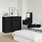 Storage Cabinet Black 40 x 48 x 105 cm Engineered Wood