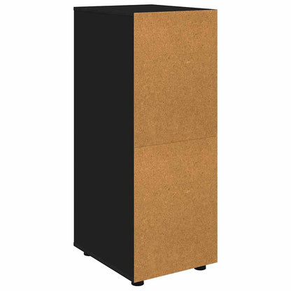 Opbergkast Zwart 40 x 48 x 105 cm Bewerkt hout