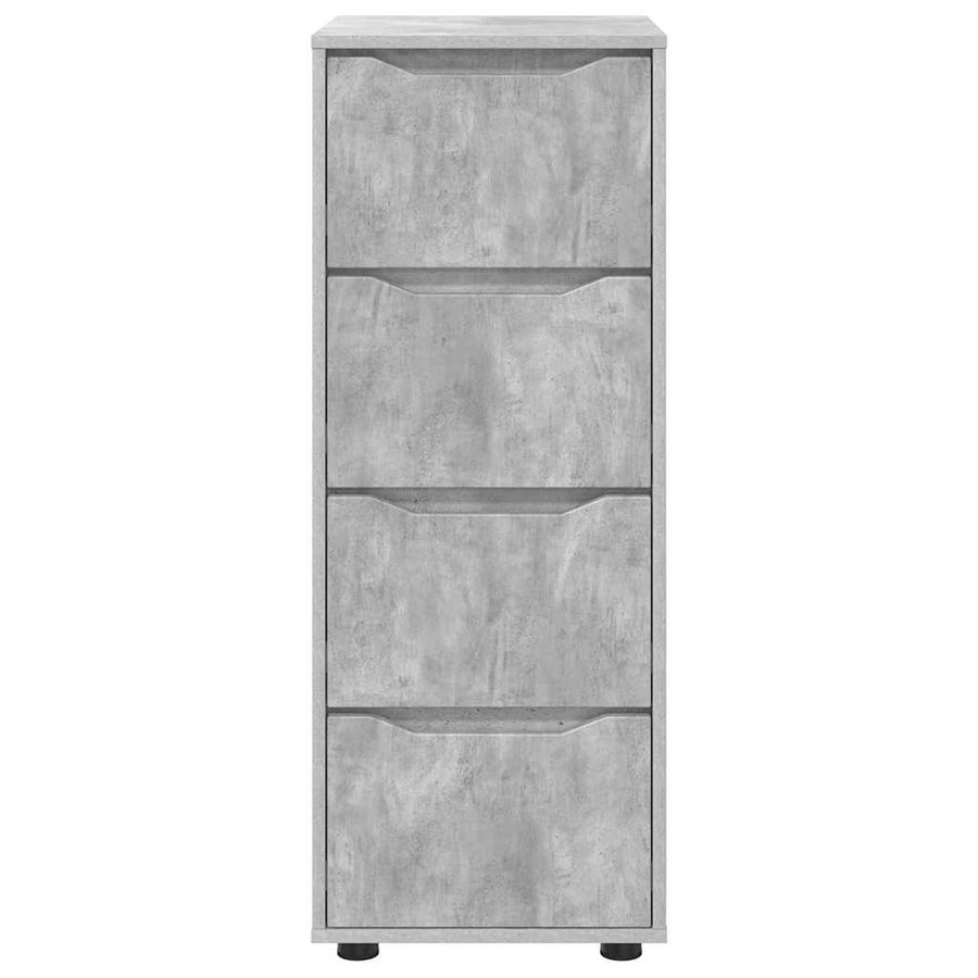 Opbergkast Beton Grijs 40 x 48 x 105 cm Bewerkt hout
