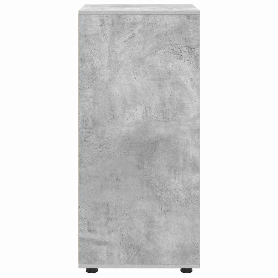 Opbergkast Beton Grijs 40 x 48 x 105 cm Bewerkt hout