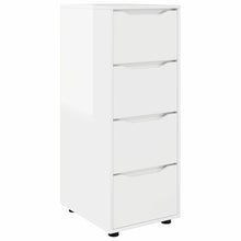 Opbergkast Hoogglans wit 40 x 48 x 105 cm Bewerkt hout