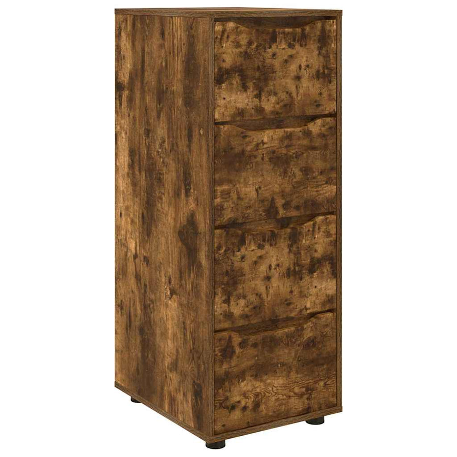 Opbergkast Gerookt eiken 40 x 48 x 105 cm Bewerkt hout