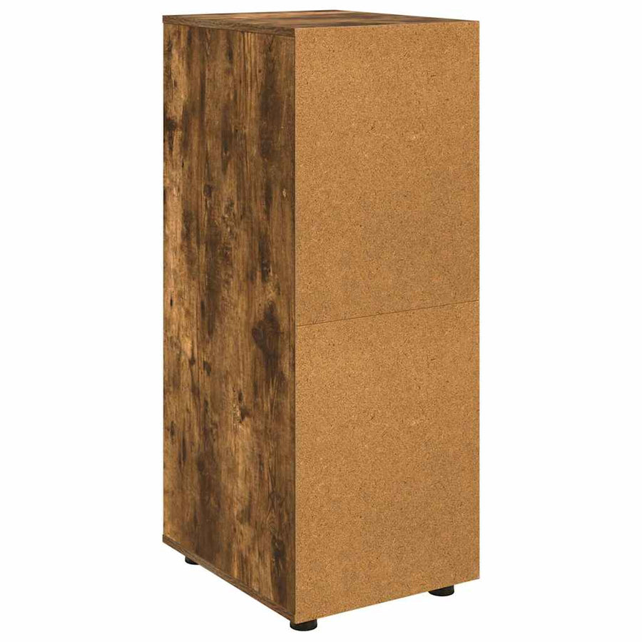 Opbergkast Gerookt eiken 40 x 48 x 105 cm Bewerkt hout
