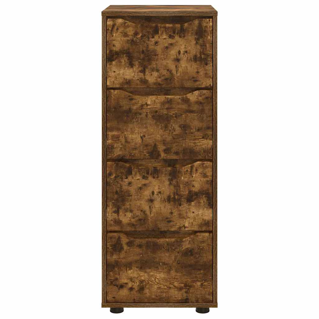 Opbergkast Gerookt eiken 40 x 48 x 105 cm Bewerkt hout