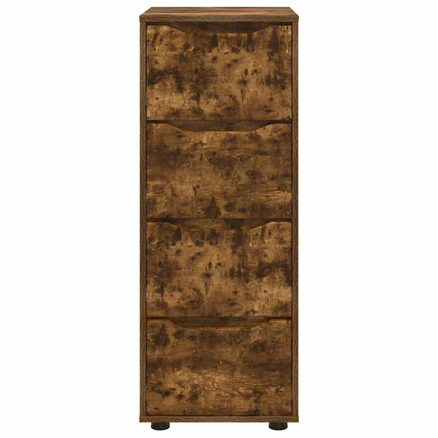 Opbergkast Gerookt eiken 40 x 48 x 105 cm Bewerkt hout