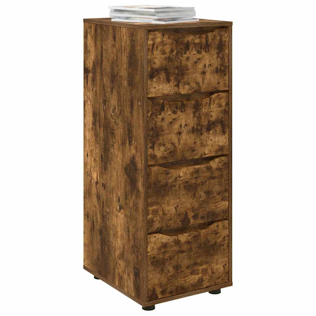 Opbergkast Gerookt eiken 40 x 48 x 105 cm Bewerkt hout