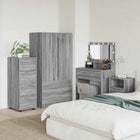 Storage Cabinet Grey Sonoma 40 x 48 x 105 cm Engineered Wood