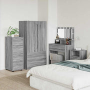 Opbergkast 40x48x105 cm grijs Sonoma bewerkt hout