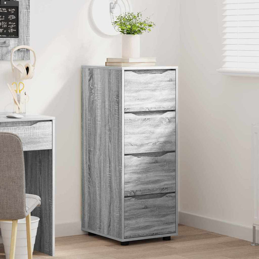 Opbergkast Grijs Sonoma 40 x 48 x 105 cm Bewerkt hout