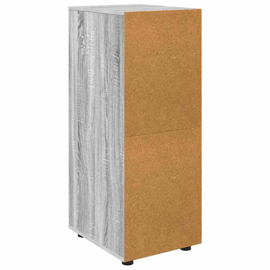 Opbergkast Grijs Sonoma 40 x 48 x 105 cm Bewerkt hout