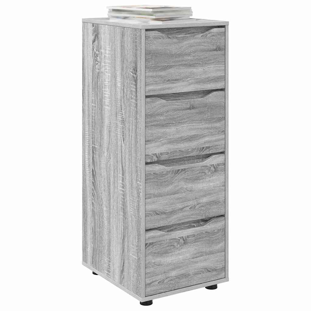 Opbergkast Grijs Sonoma 40 x 48 x 105 cm Bewerkt hout