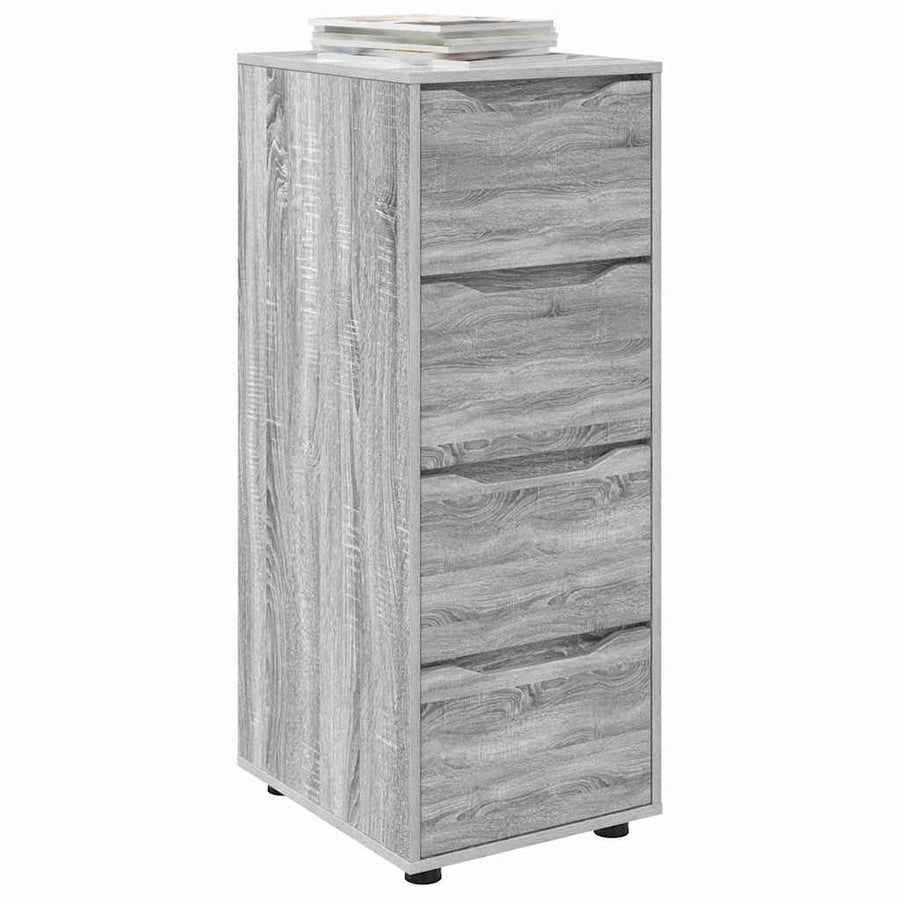 Opbergkast Grijs Sonoma 40 x 48 x 105 cm Bewerkt hout