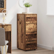 Opbergkast 40x48x105 cm bewerkt hout oud hout