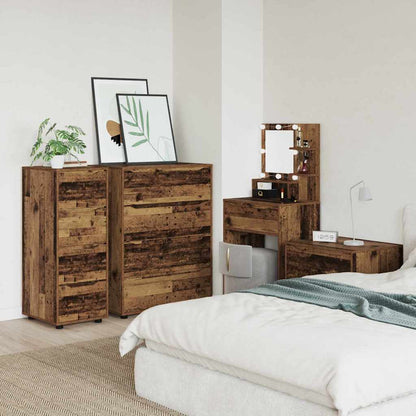 Opbergkast Oud Hout 40 x 48 x 105 cm Bewerkt hout