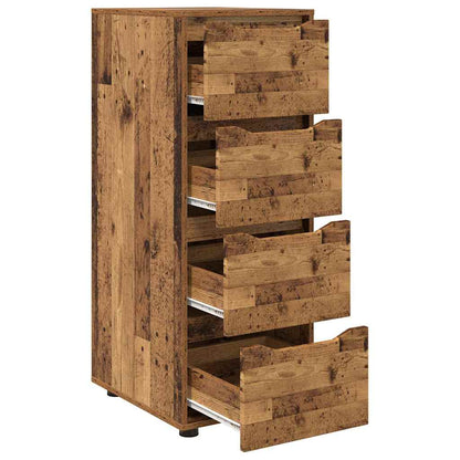 Opbergkast Oud Hout 40 x 48 x 105 cm Bewerkt hout