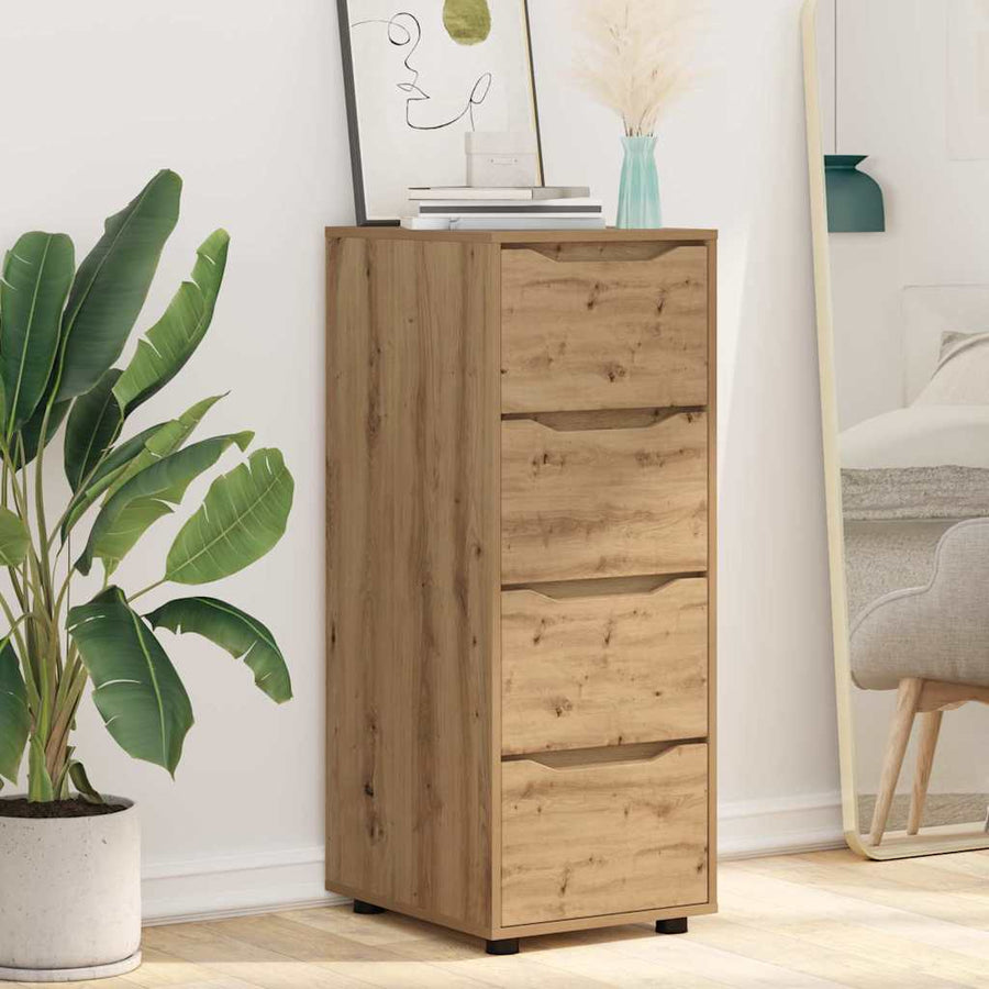 Opbergkast Artisan Eiken 40 x 48 x 105 cm Bewerkt hout