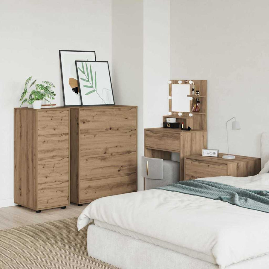 Opbergkast Artisan Eiken 40 x 48 x 105 cm Bewerkt hout