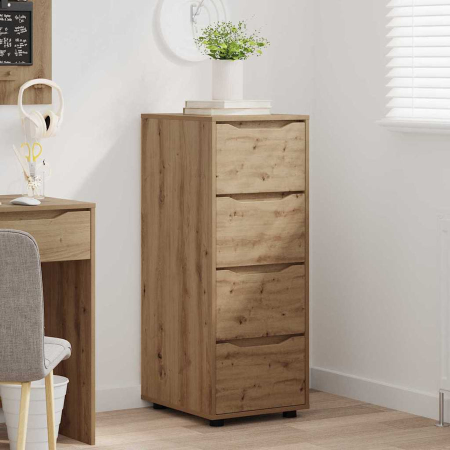 Opbergkast Artisan Eiken 40 x 48 x 105 cm Bewerkt hout