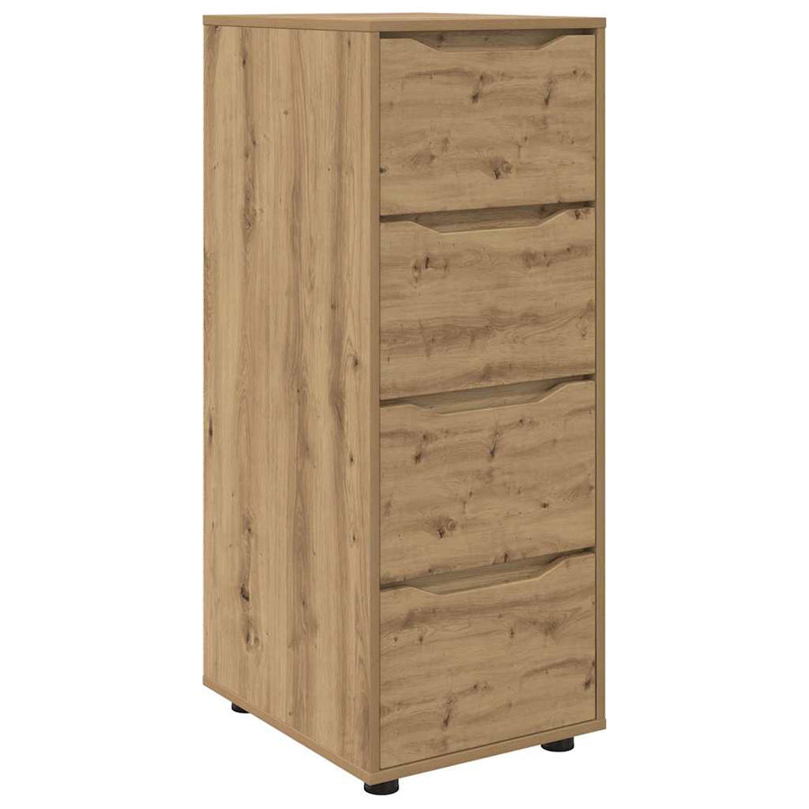 Opbergkast Artisan Eiken 40 x 48 x 105 cm Bewerkt hout