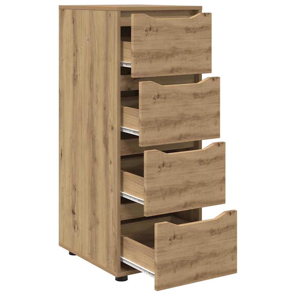 Opbergkast Artisan Eiken 40 x 48 x 105 cm Bewerkt hout