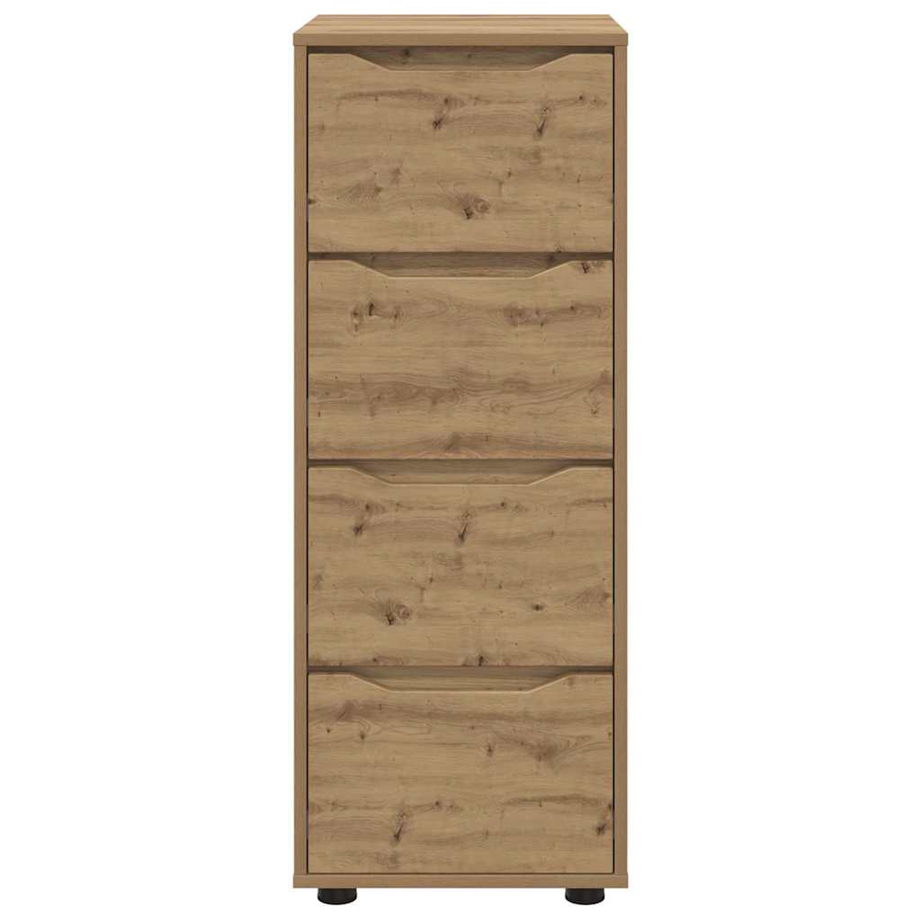 Opbergkast Artisan Eiken 40 x 48 x 105 cm Bewerkt hout