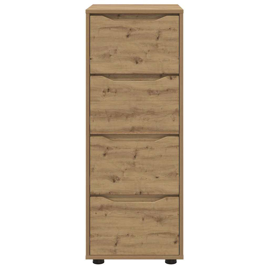 Opbergkast Artisan Eiken 40 x 48 x 105 cm Bewerkt hout
