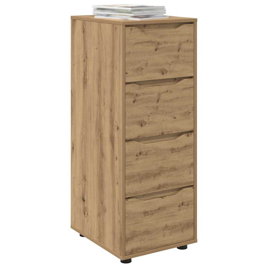 Opbergkast Artisan Eiken 40 x 48 x 105 cm Bewerkt hout