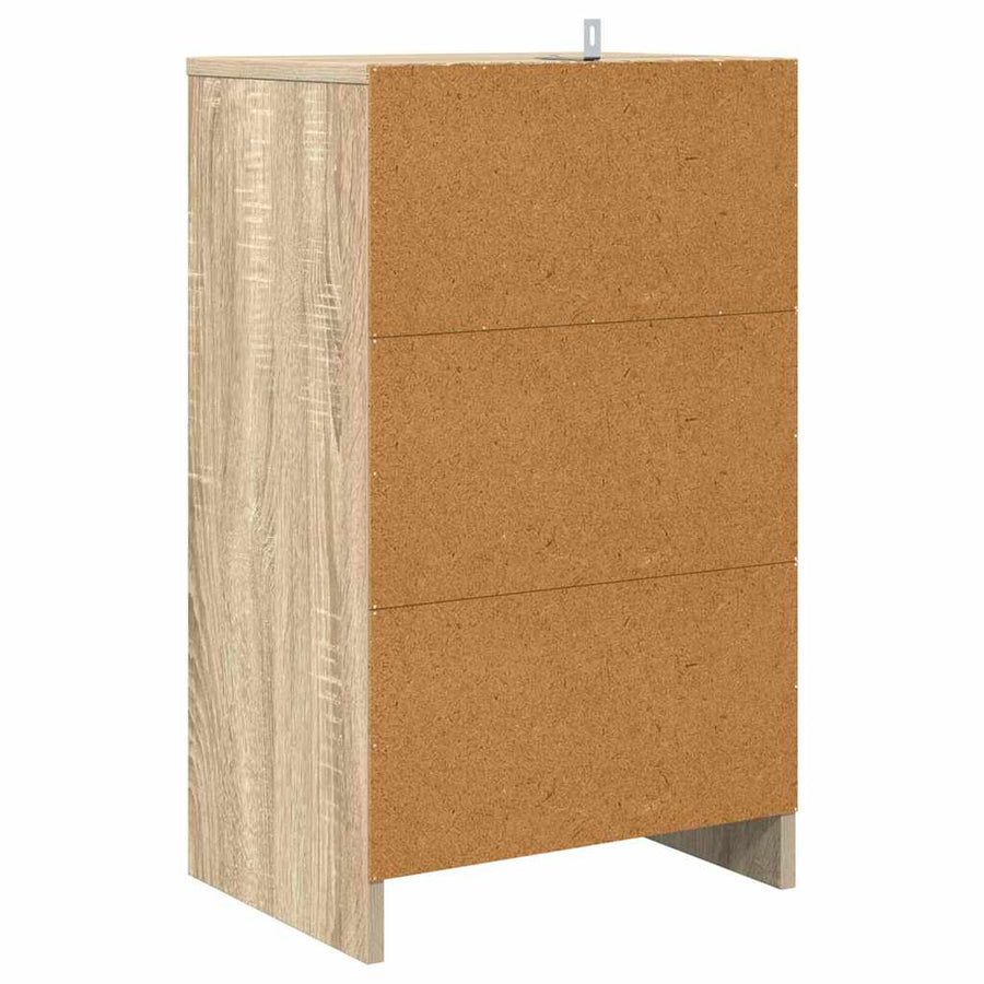 Nachtkastje met lade Sonoma Eiken 40 x 30 x 467 cm Bewerkt hout