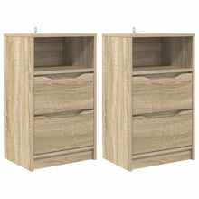 Nachtkastjes 2 pcs Sonoma Eiken 40 x 30 x 467 cm Bewerkt hout