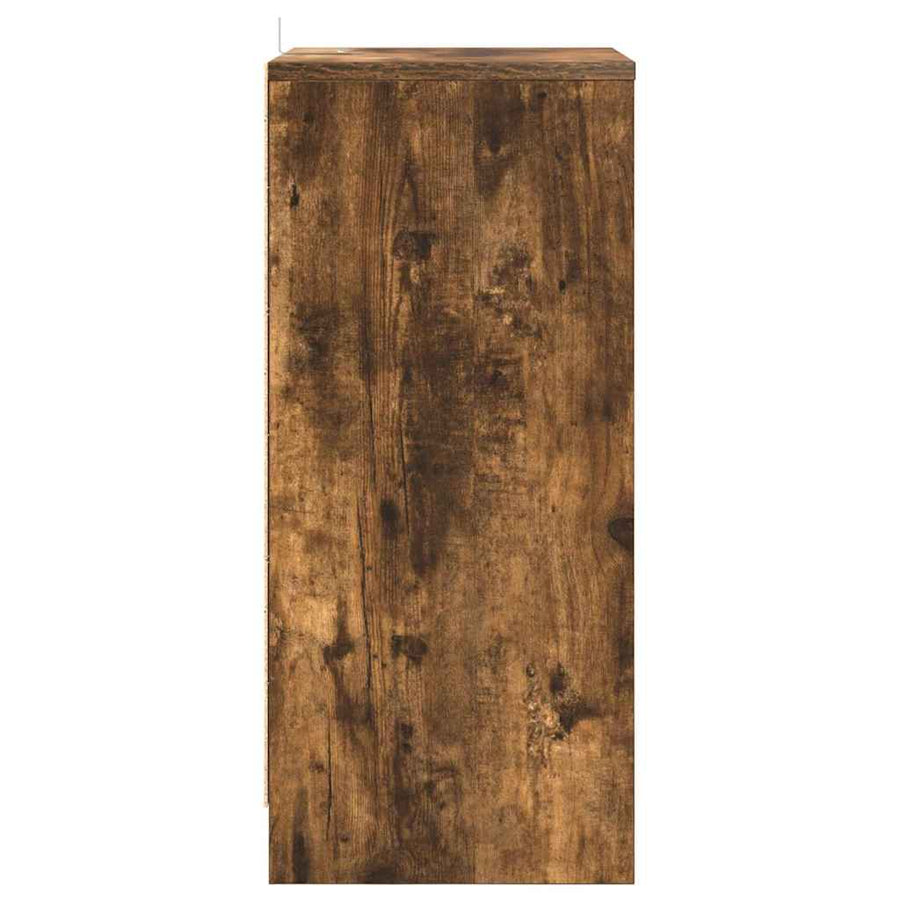 Nachtkastjes 2 pcs Gerookt eiken 40 x 30 x 467 cm Bewerkt hout