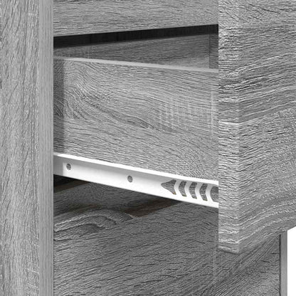 Nachtkastjes 2 pcs Grijs Sonoma 40 x 30 x 467 cm Bewerkt hout