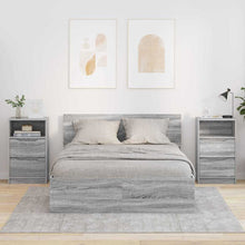 Nachtkastjes 2 pcs Grijs Sonoma 40 x 30 x 467 cm Bewerkt hout
