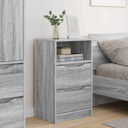 Nachtkastjes 2 pcs Grijs Sonoma 40 x 30 x 467 cm Bewerkt hout