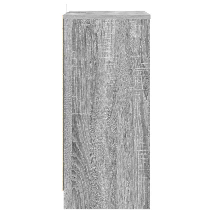 Nachtkastjes 2 pcs Grijs Sonoma 40 x 30 x 467 cm Bewerkt hout